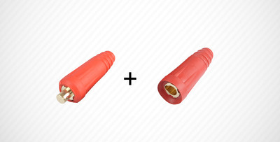 Electric Welding Machine Cable Quick Connector Butt Socket Accessory Pure Copper Welding Handle Wire Coupler Tool European Style: Black