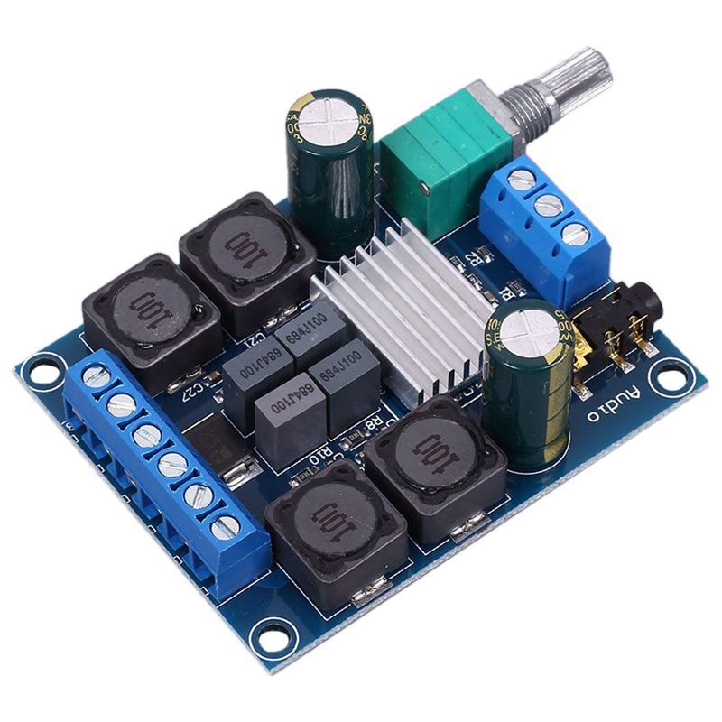 2x50W TPA3116D2 Dual Channel Stereo Digital Amplifier Board DC 4.5-27V Class D