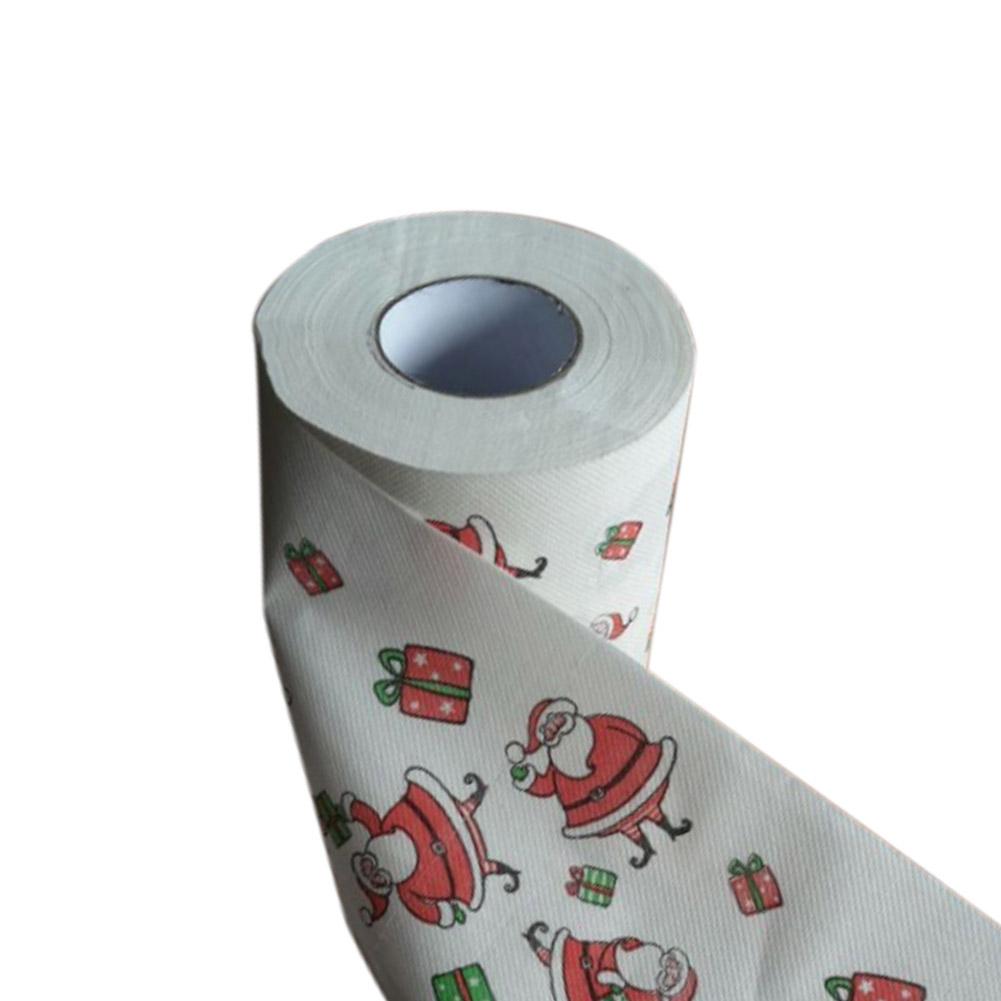 Kerst Toilet Roll Paper Thuis Kerstman Bad Toilet Roll Paper Kerst Levert Xmas Decor Tissue Roll 10*10cm