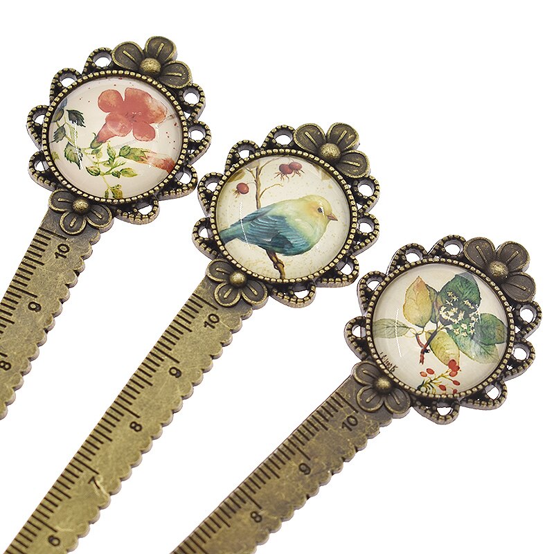 10cm Antique Bronze Metal Ruler For Needlework Measuring Tool DIY Craft Multifunction Garment Measure Accessories