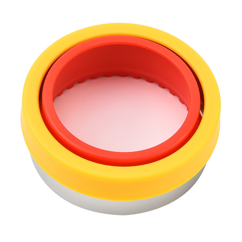 Máquina cortadora y selladora de sándwiches, cortadora de plástico para galletas, herramientas de cocina para el hogar, moldes para hornear, corte: Verde militar