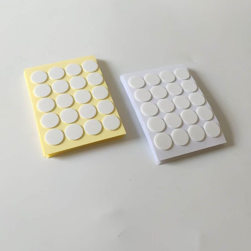 Pak Van 20/100/200 Kaarsenlont Stickers Dubbelzijdig Klevende Dots Voor Kaars Maken 20Mm 1Mm