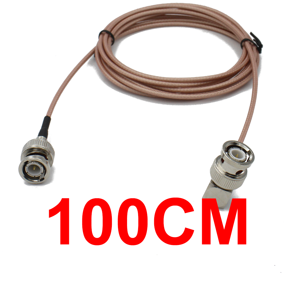 RG316 Cable Q9 BNC Male Right Angle to BNC Male Plug Connector Adapter for Video Camera SDI Camcorder HD-SDI/3G-SDI/4K/8K: WHITE / 1P