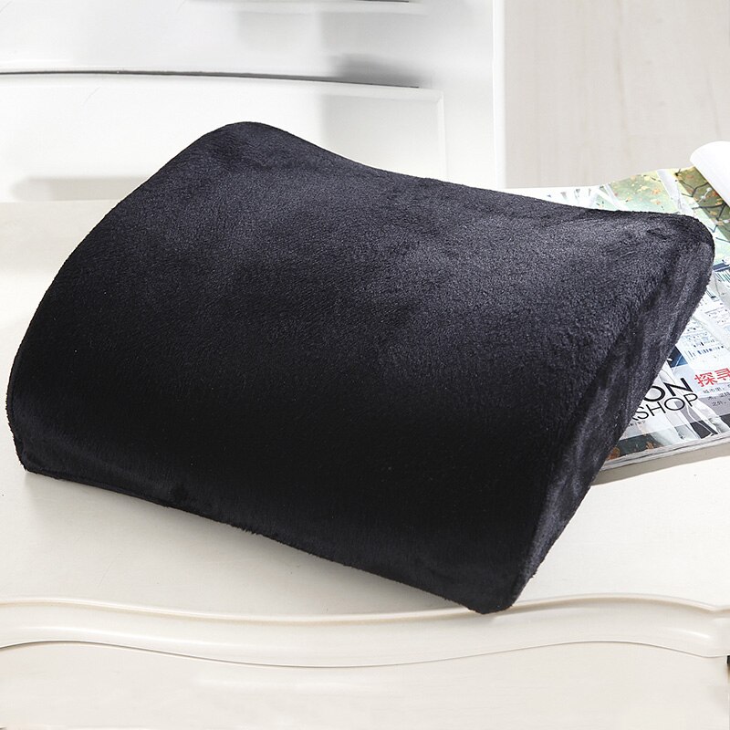 High-Resilience Memory Foam Cushion Newest Lumbar Back Support Cushion Relief Pillow for Office Home Car Travel Booster Seat