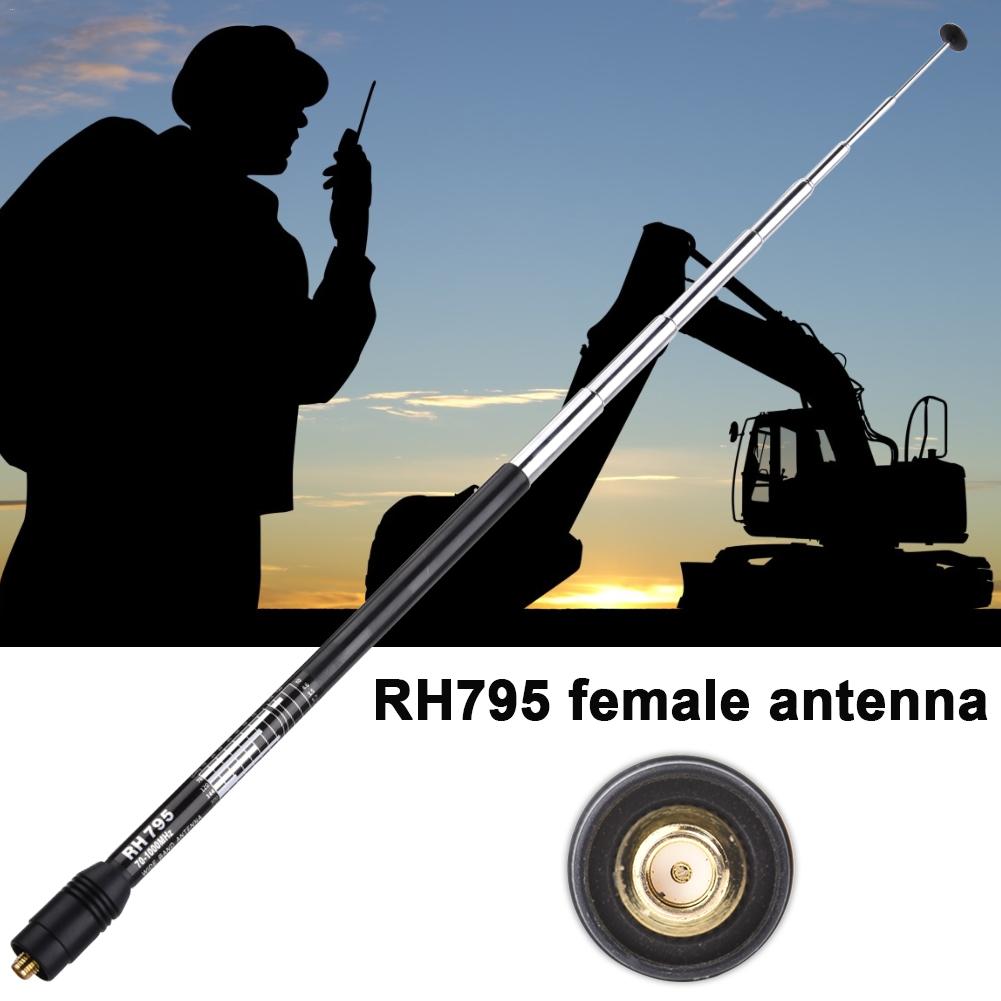 RH795 Female Antenna SMA Female Wide-band 70-1000MHz Police DIGITAL SCANNER Handheld Antenna