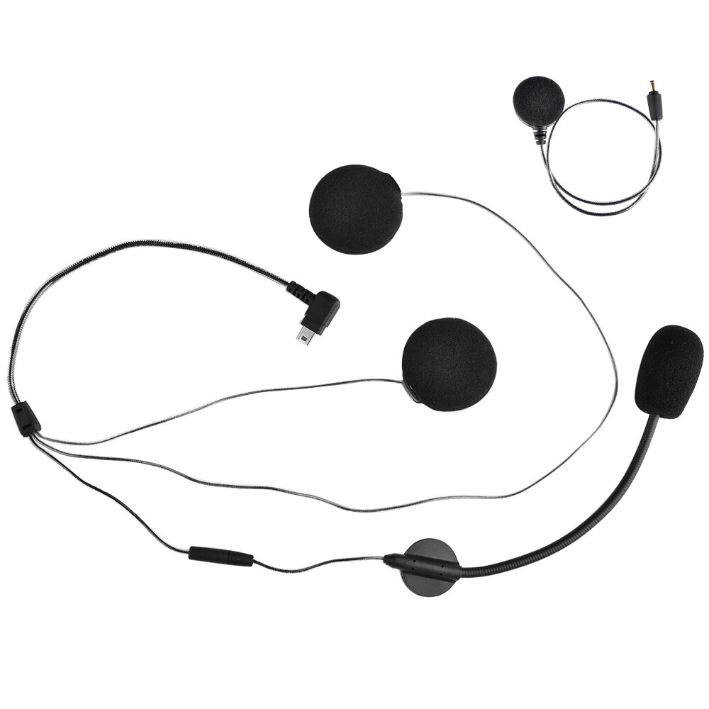Fodsports M1-S Pro Motorhelm Intercom Accessoires Zachte Harde Stereo Headset Microfoon Spreekt