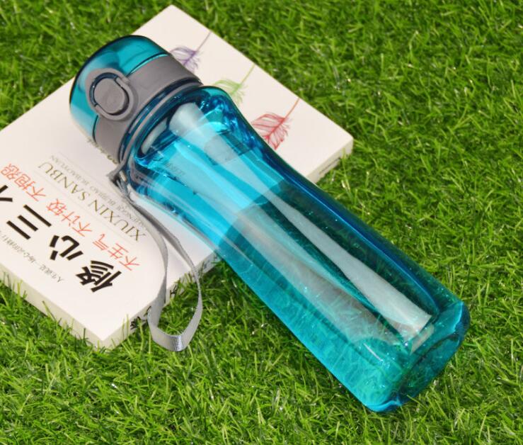 Rejse flasker lækagesikker kedel 400ml/600ml bpa gratis sport vandflasker protein shaker udendørs tritan plast drikkeflaske: Grøn
