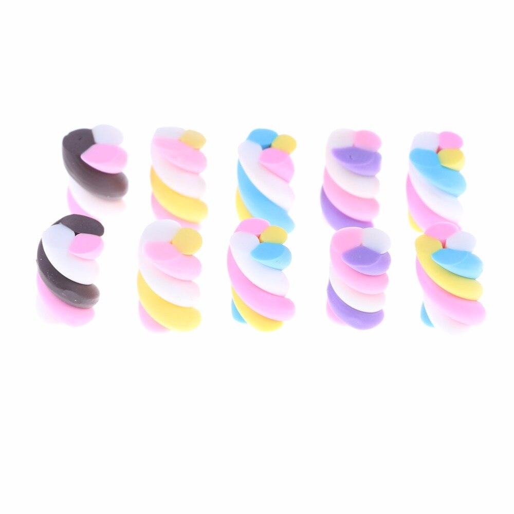 10pcs Jumbo Squishy Rainbow Marshmallow Squishy Super Slow Rising Cream Scented Original Package Phone Strap Squeeze Toy