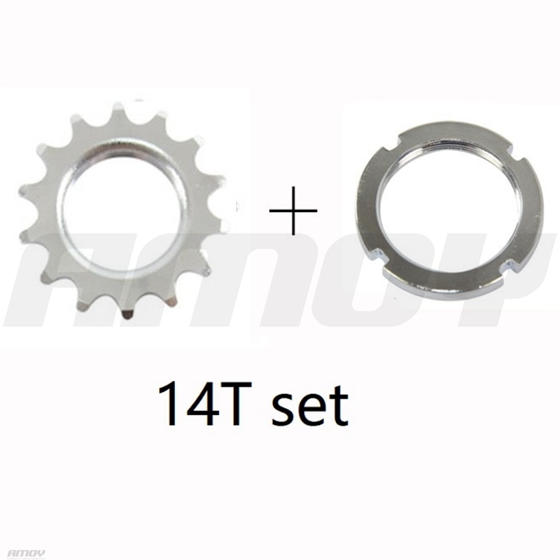 13 T/14 T/15 T/16 T/17 T/18 T Fixed Gear Cogs, baanfiets Single Speed Tandwiel, Fixed Gear Bike Cogs Met Slot Ring, Voor 1/8 "Chain