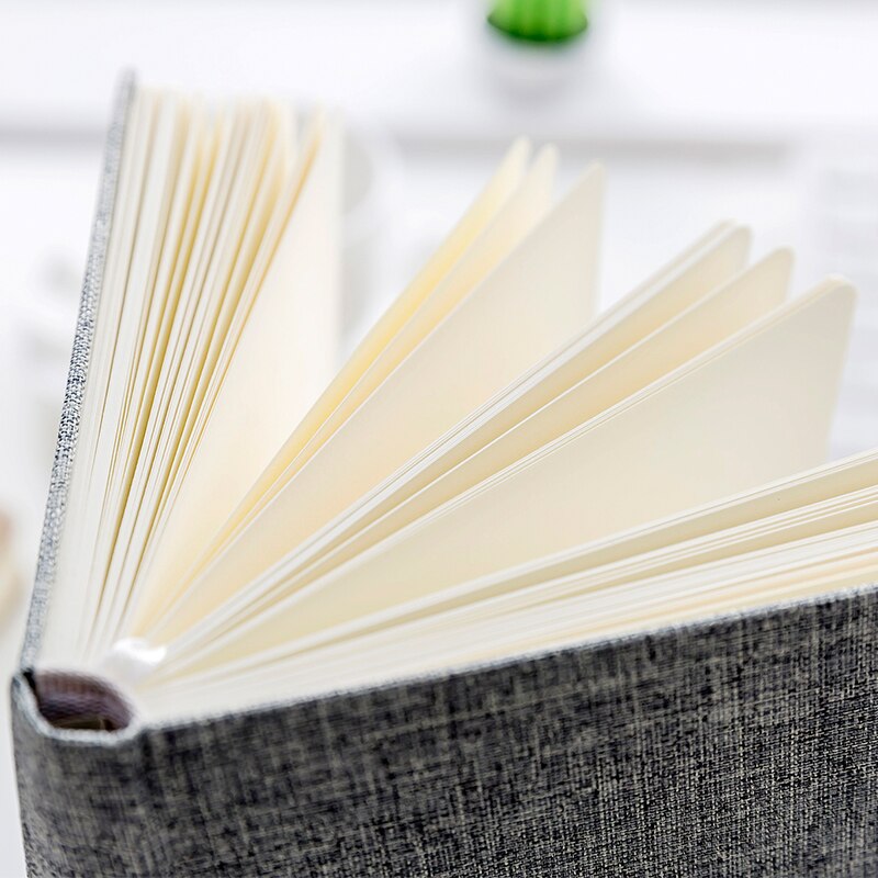Cuaderno de con cubierta de tela Simple de 32K, cuaderno bonito en blanco para viajeros
