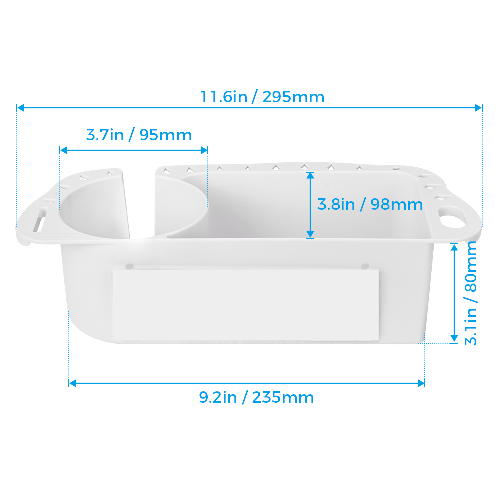 Marine Storage Caddy Box Can Cup Holder Phone Drink Box Organizer Boat Marine Yacht Pontoon Fishing Cabin Universal Multifunctio