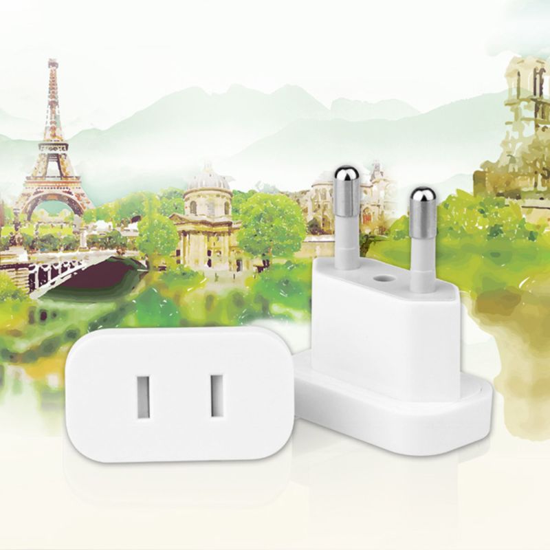 4Mm Ons Jack Naar Eu Plug Outlet Travel Charger Power Socket Adapter Vs Naar Europa Europese Regelgeving Opladen Converter plug