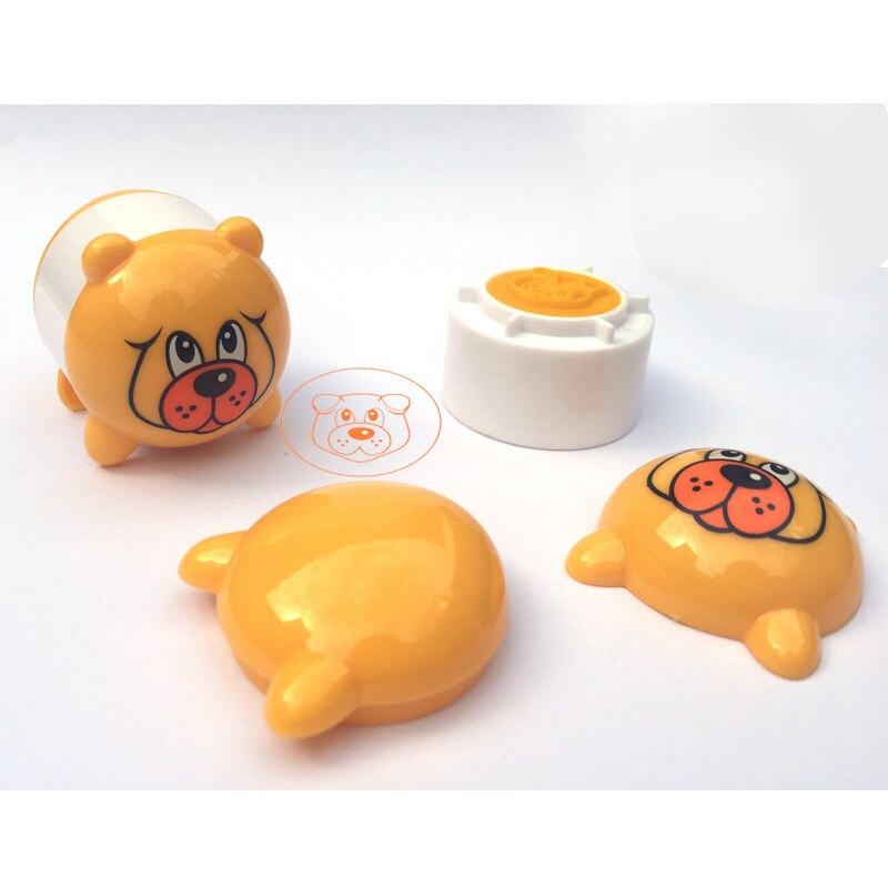 Cartoon Dieren Postzegels Kinderen Speelgoed Kids Seal Voor Scrapbooking Stamper Diy Cartoon Stamper Speelgoed: Yellow dog