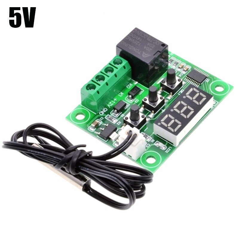 Digital Temperature Controller Thermostat Thermoregulator Incubator Relay LED 10A Heating Cooling STC-1000 STC 1000 12V 24V 220V: W1209 5V