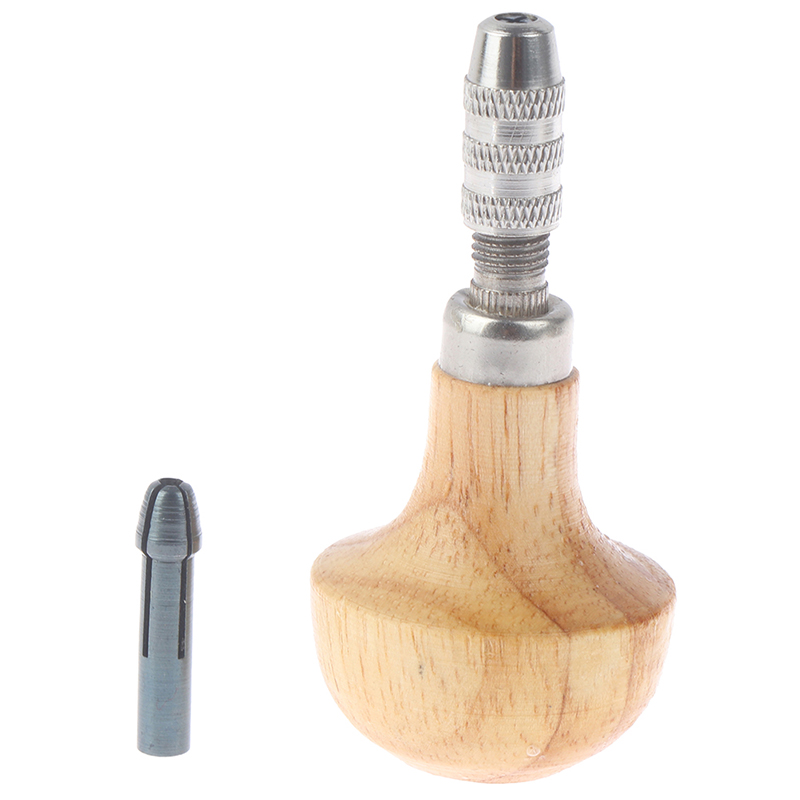 Jewelers Pin Vise Vice Wooden Handle Twisting Wire Wrapping Collet Watches Pin Vise Drill kit Jewelry Tools