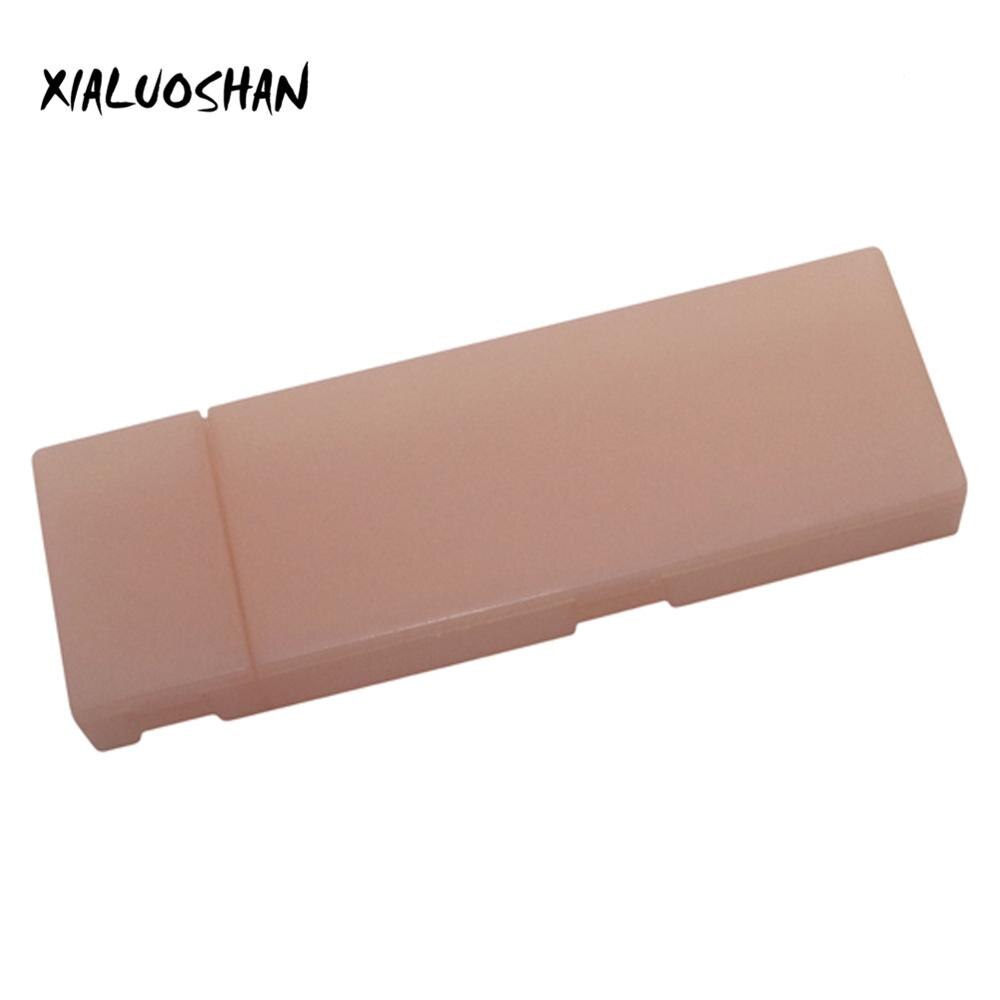 6 Stijl Multicolor Scrub Doorzichtige Etui Plastic Eenvoudige Briefpapier Opslag Kantoorbenodigdheden: Red-L