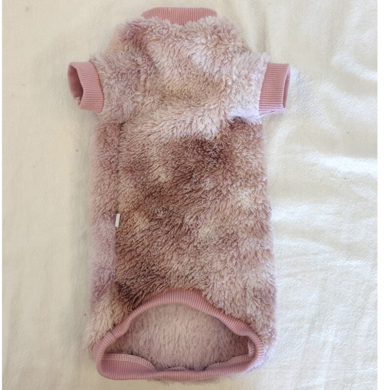 Sphinx Hairless Cat Clothes Autumn Winter Dyed Plush Thickened Warm Vest Double-sided Plush Cat Clothes Clothing for Cats