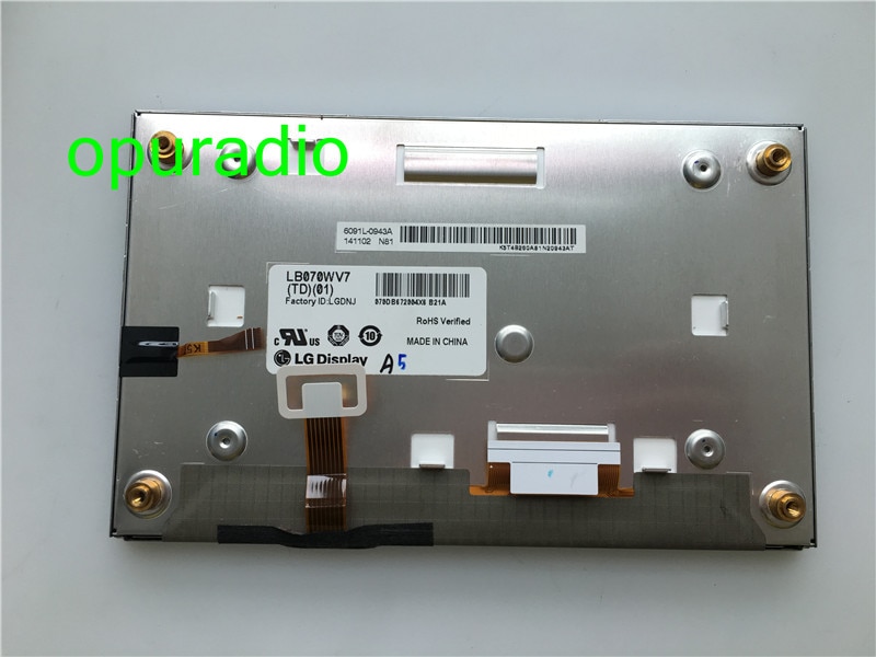 Écran LCD tactile 7 pouces (TD)(01) LB070WV7-TD01 avec 8 fils, pour Hyundai, moniteur GPS de voiture