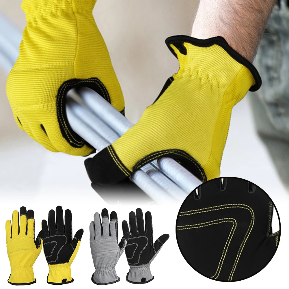 Guantes protectores de seguridad para jardinería, guantes de trabajo transpirables resistentes al desgaste, herramientas de jardín, guantes gruesos a prueba de poda de rosas