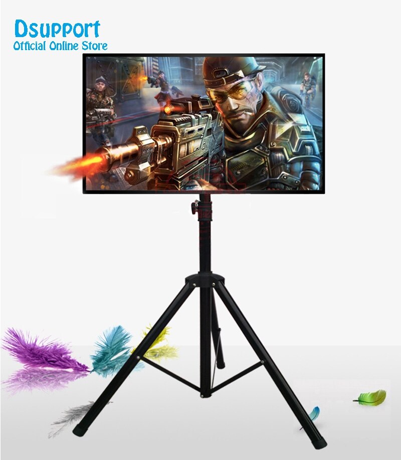 One pair TRKX22 14-40" Movable Folding LCD TV Floor Stand TV Mount Cart Display Rack Full Motion TV Tripod Loading 50kgs