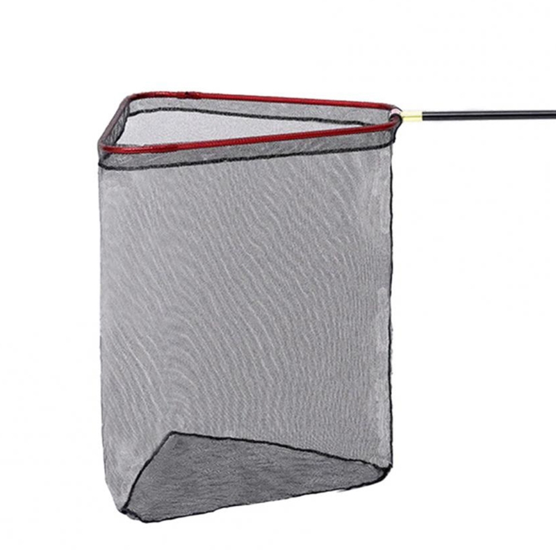 Vouwen Visnet, Driehoek Opvouwbare Telescopische Stang Voor Catch &amp; Release Voor Transport &amp; Opslag