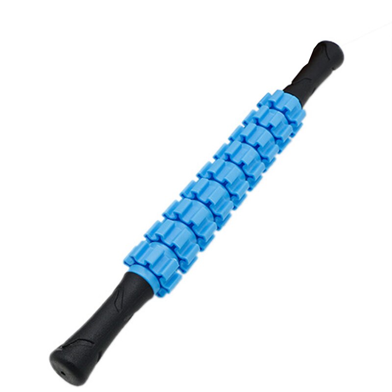 Ponit Massage Roller Stick Leg Back Relax Foam Roller Muscle Therapy Relieve Physio Yoga Block: Sky Blue