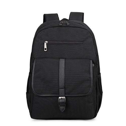 Mochila nueva ZENBEFE para la escuela, mochila impermeable de nailon, mochila de viaje de gran capacidad, mochila escolar negra para adolescente: Black
