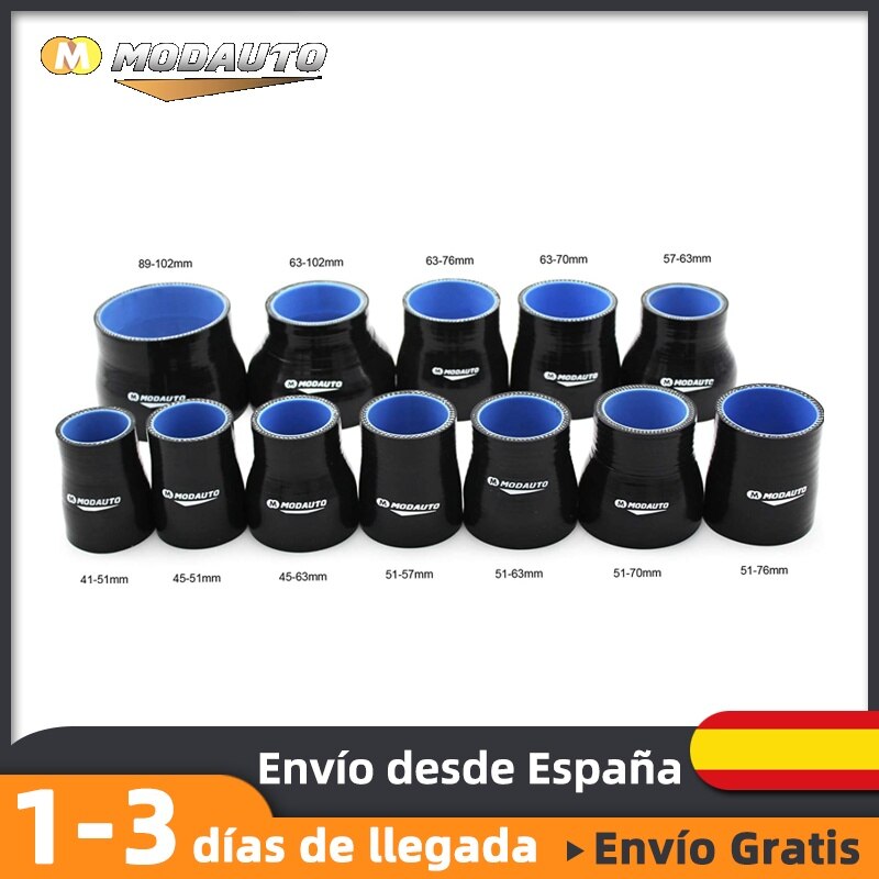 MODAUTO EUROPA S.L. Accesorios Coche. Manguera de Silicona Acoplador, Tubo de Silicona Reductor, Universal, 3/4 Capas, Alto Rendimiento, Modelo E356