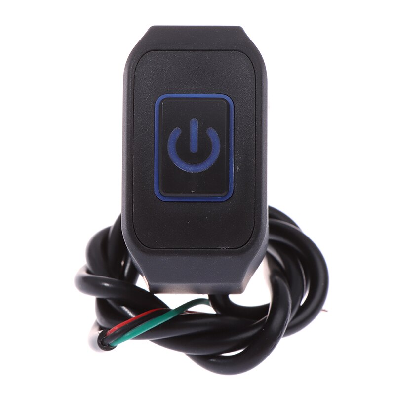 Bouton interrupteur de guidon pour moto, 22mm, 7/8 '', pour étoile électrique: Bleu