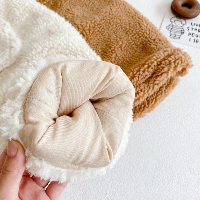 Pantalon d&#39;hiver épais en cachemire pour bébé, garçon et fille, combinaison en cachemire, vêtements pour bébé de 9 mois à 3 ans
