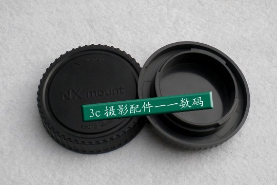Coque de protection 2 en 1 pour Samsung NX Mount NX10 NX300 NX2000 NX1000, avec couvercle de lentille arrière pour modèle L-R5