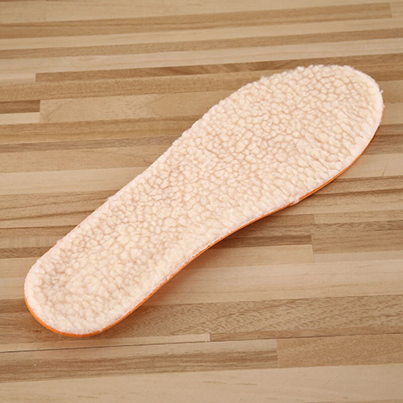 Warme binnenzool verwarmd lamshaar thermische inlegzolen dikke zachte ademende wintersportschoenen inlegzolen voor voeten schoenen laarzen padzool