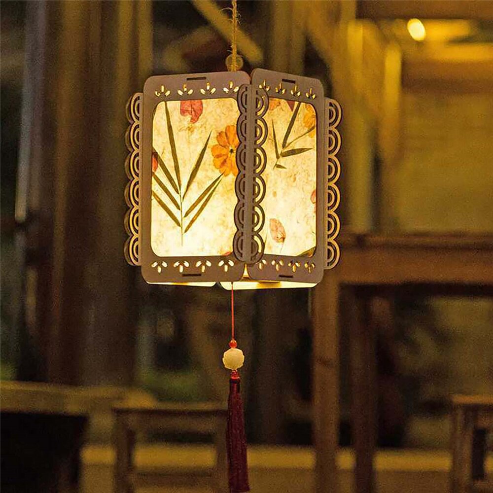 DIY Chinesische Laterne Palast Jahrgang Stil Tragbare Blüte Blume Licht Lampe Party glühend Laternen Für Mitte-Herbst Festival