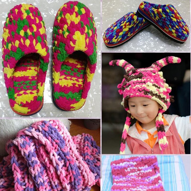 Sweet Soft Cotton Baby Knitting Wool Yarn Milk Cotton Thick Yarn for Knitting Scarf Hand Knitting Crochet Yarn