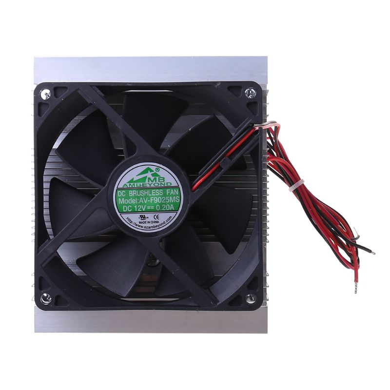 Kit de sistema de refrigeración de semiconductores, refrigerador termoeléctrico de 12V, conjunto de ventilador de refrigeración, accesorios de componentes de ordenador de acabado