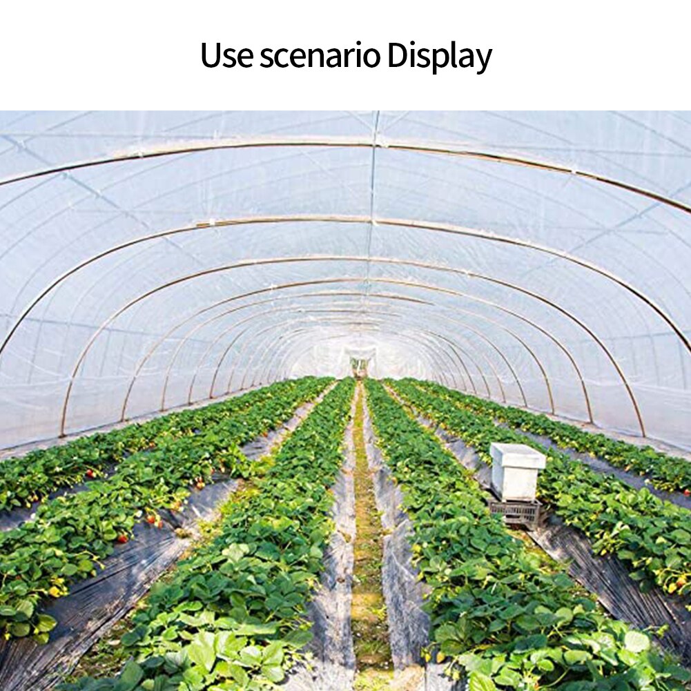 Transparent Vegetable Greenhouse Agricultural Cultivation Plastic Cover Film Waterproof Anti-UV Gardening Protect Plants