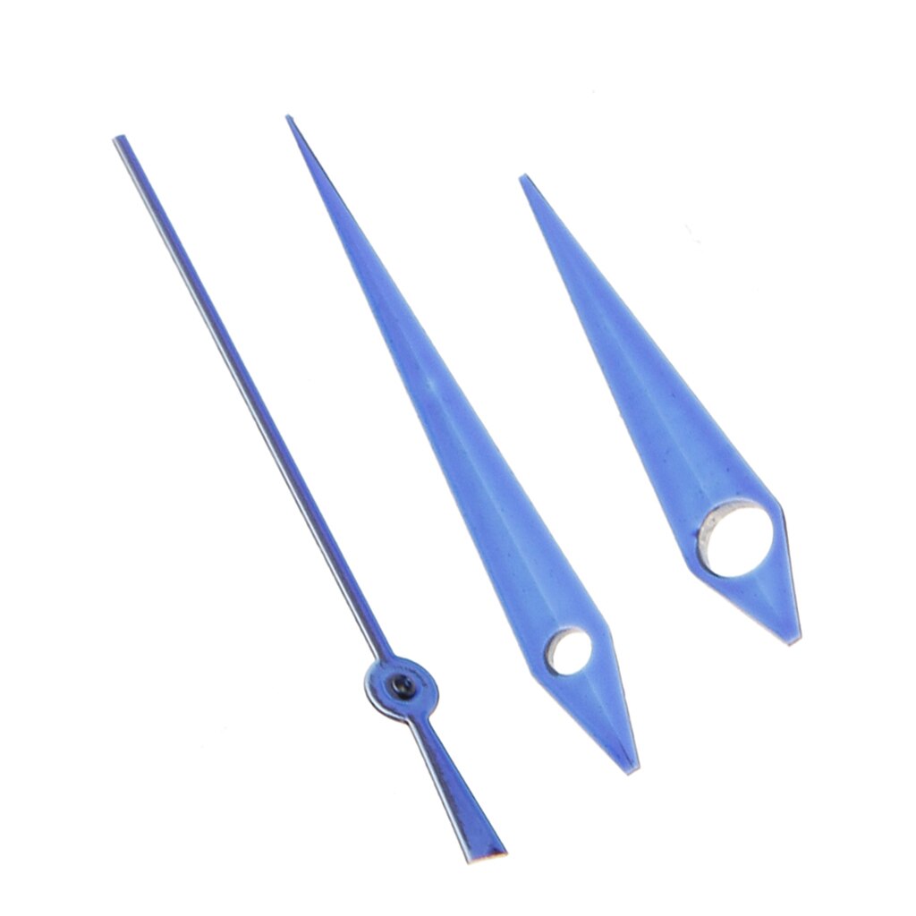 Set de 3 piezas de repuesto para relojes, repuesto de manos para relojes de movimiento 2892, recambios para relojes de dedos: Azul