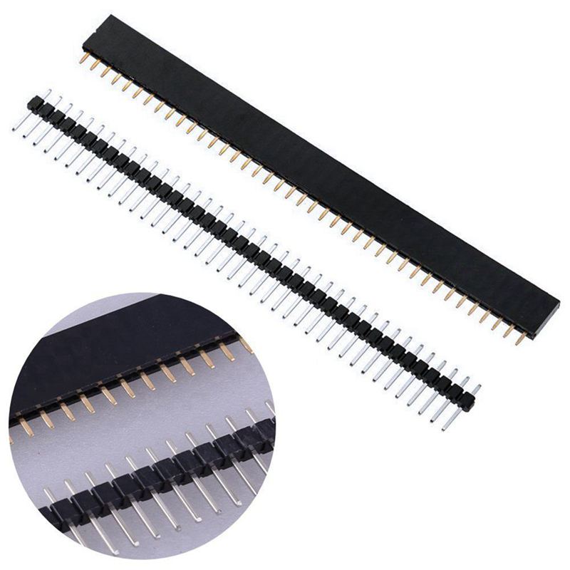 30 Pcs Doppelseitige PCB Board Prototype Kit 4 Größen Platine mit 20 Pcs 40 Pin 2,54mm Männlichen und Weibliche Header Stecker für