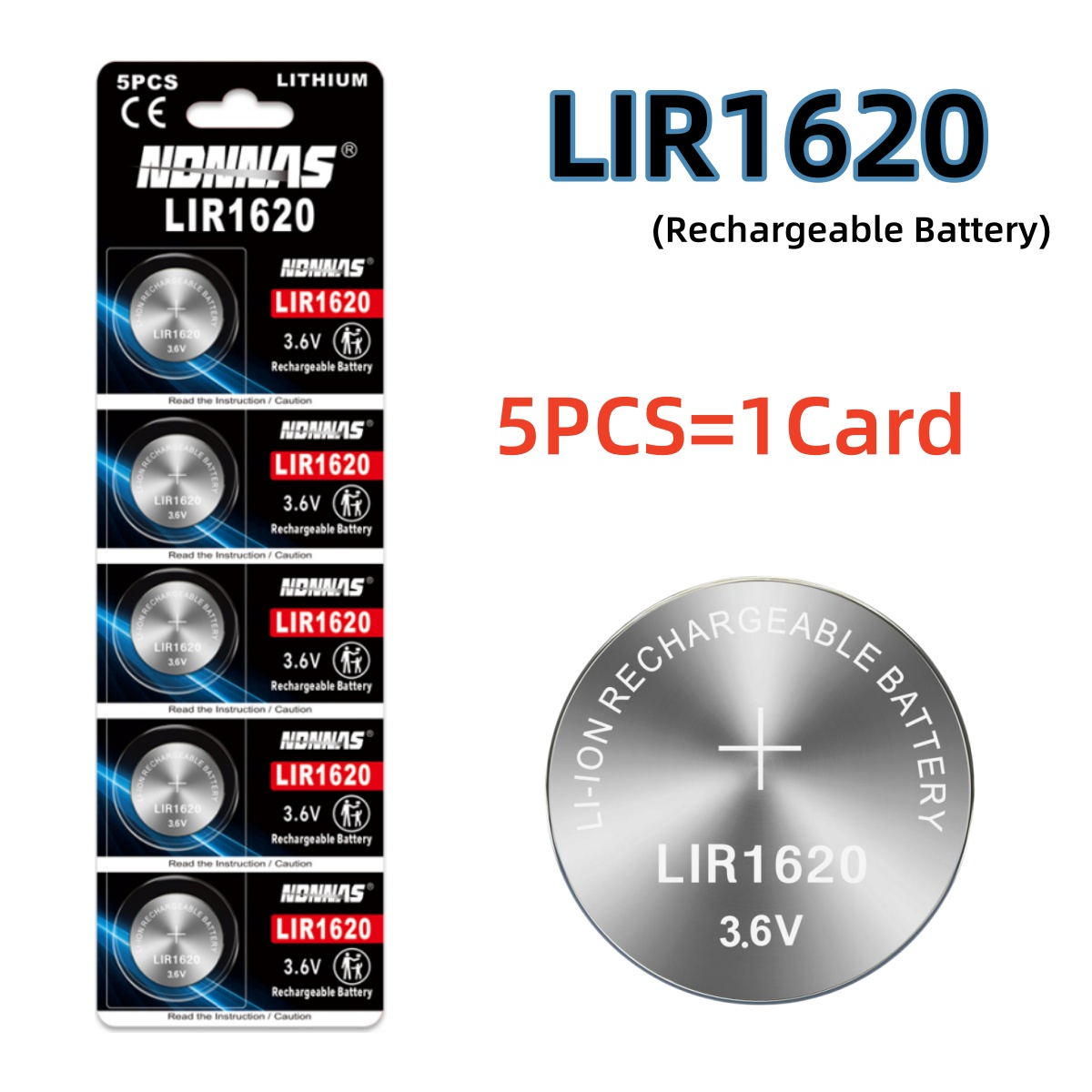 1-10 sztuk LIR1620 1620 3.6V akumulator ładowanie 1620 może zastąpić baterie guzikowe CR1620: green