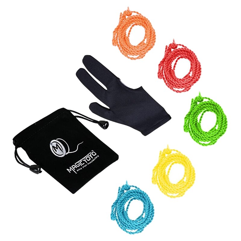 Magicyoyo Professionele 5 Pcs Yoyo Strings (Kleur Willekeurige), Yoyo Handschoen, Yoyo Tas: Default Title