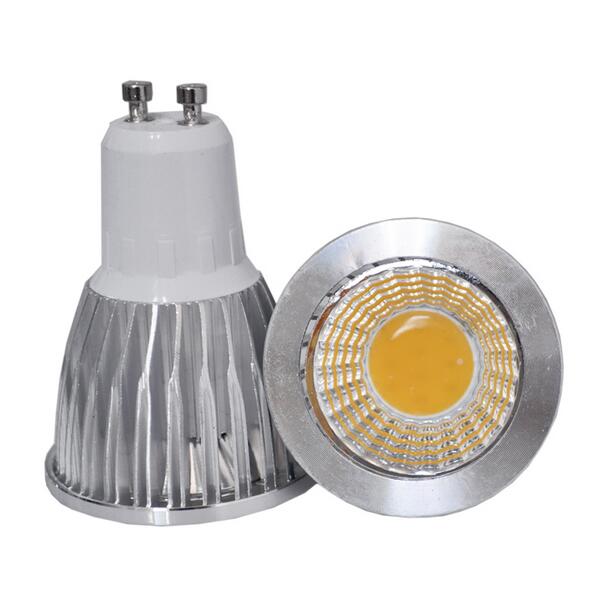 led bulb spotlight dimmable GU10 cob mr16 3w 5w 7w warm white cool white real power replace halogen lamp