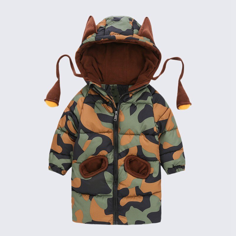 Vestes d'hiver pour enfants pour adolescentes hiver bébé Parkas pour garçons infantile pardessus fermeture éclair vêtements d'extérieur à capuche