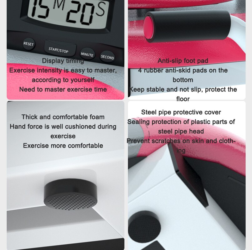 Lazy – Support de tablette multifonction, gilet, ligne de Flexion de l&#39;abdomen, pompes du genou, équipement de Fitness, Machine de beauté de la taille