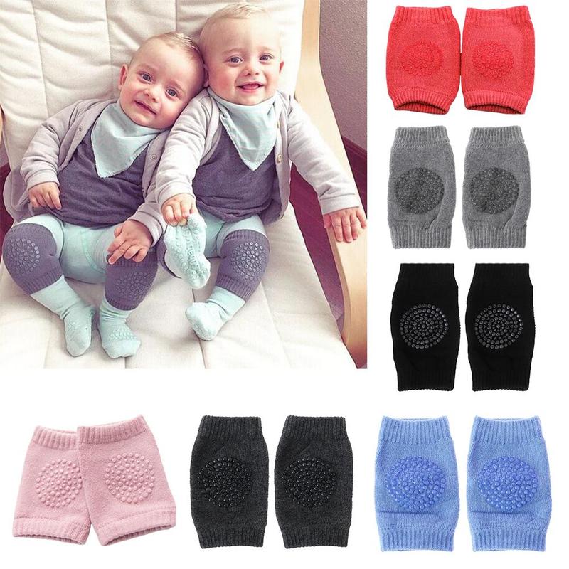 1 Pair Baby Safety Knee Pad Kids Crawling Elbow Cushion Warmer Baby Protector Leg Infant Pads Knee Toddler Knee Support M4D8