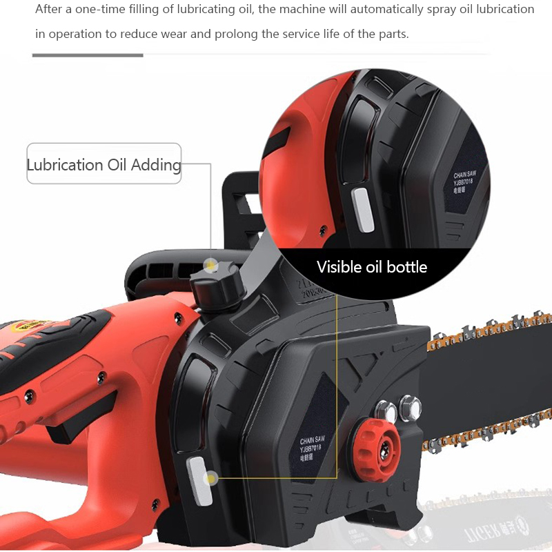Chainsaw Logging Saw Household Electric Small Chain Hand-held Tree Cutting Tree Cutting Saw High-power Electric Chain Drama