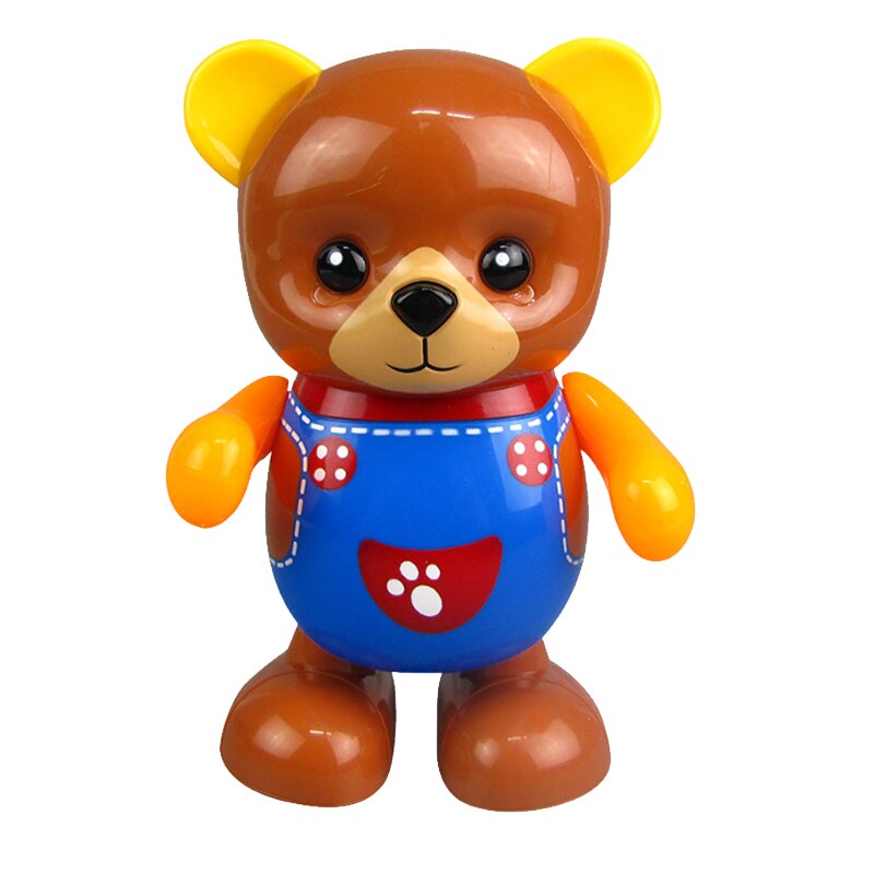 Oso de juguete eléctrico, oso de baile columpio, juguete de iluminación musical, juguete de muñeca, juguete bonito: Default Title