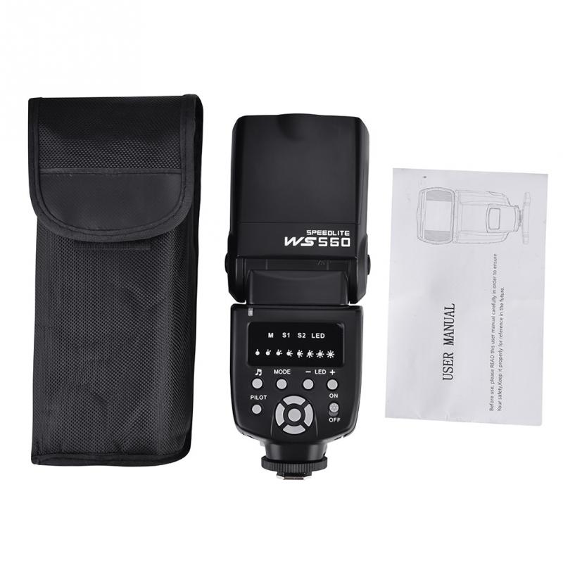 Flash Speedlight Flashlight for Nikon D3100 D5100 D7000 D7100 Canon 450D 500D 550D 600D 650D 60D as Yongnuo 560