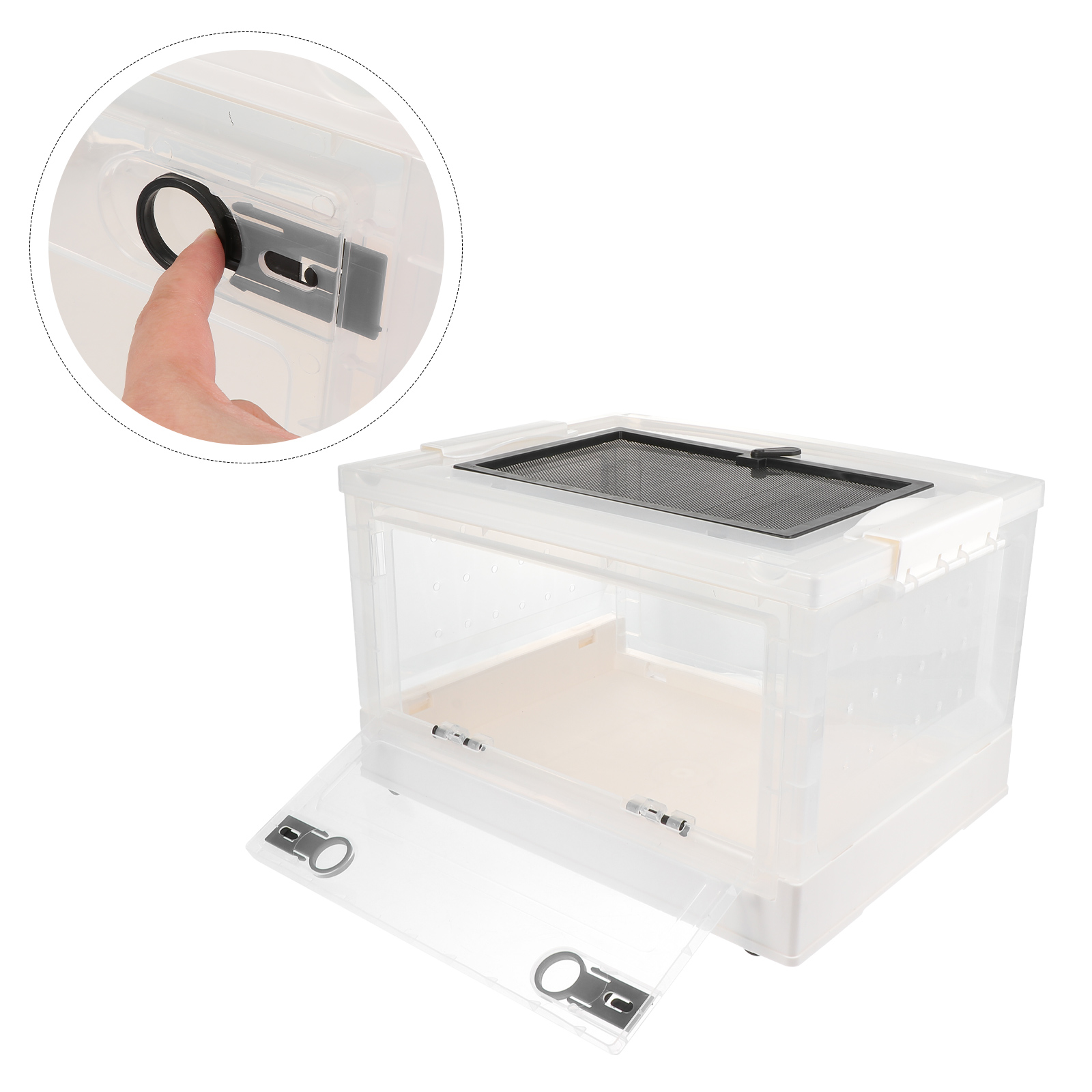 1 set of Hamster Plastic House Small Animal Cage Hedgehog Hamster Breeding Box