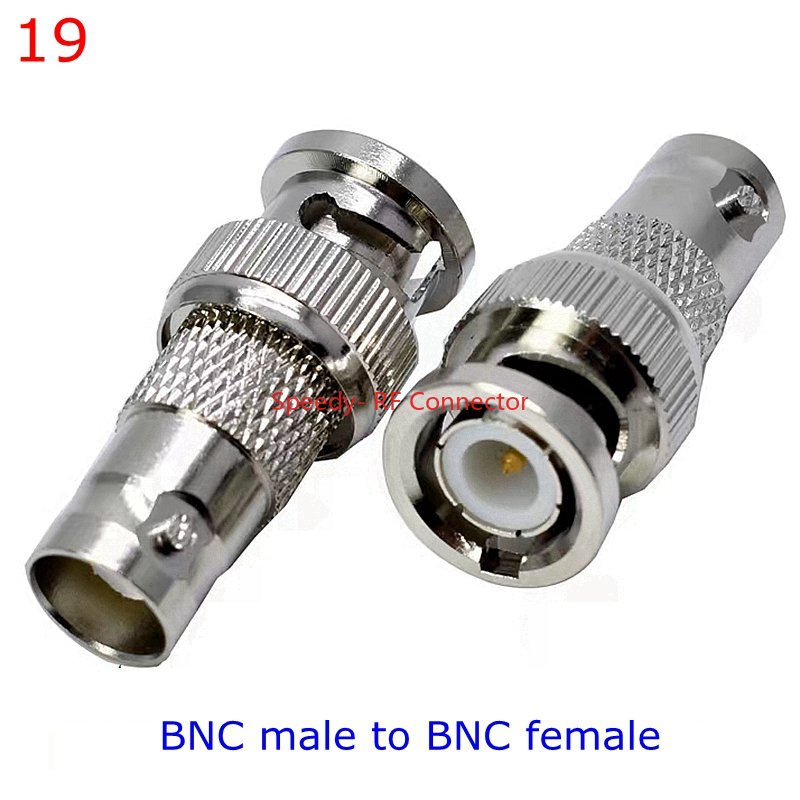 Conector divisor Q9 tipo T de 3 vías y 4 vías, conector BNC a BNC macho hembra, adaptador Coaxial RF, cobre y latón, rápida, 1 piezas: Rosa