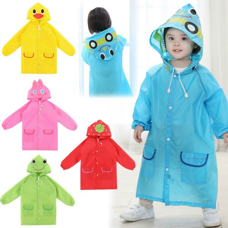 1 Uds estilo Animal de dibujos impermeable para niños abrigo de lluvia impermeable traje de lluvia estudiante chubasquero con estilo Animal